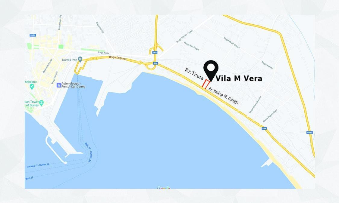 Vila M Vera Durrës Exterior foto