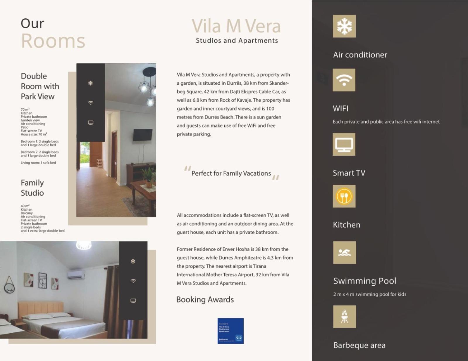 Vila M Vera Durrës Exterior foto